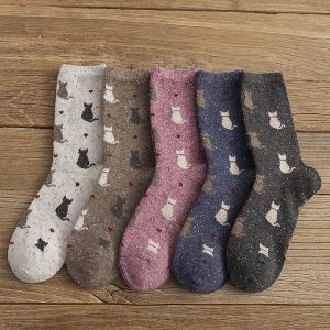 Japanese Cute Socks Korean Cat Socks Women