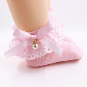 Baby Girl Princess Lace Ruffle Socks Retro